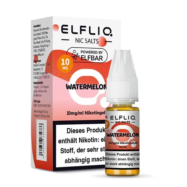 ELFLIQ NicSalt Liquid by ELFBAR – Watermelon 10mg