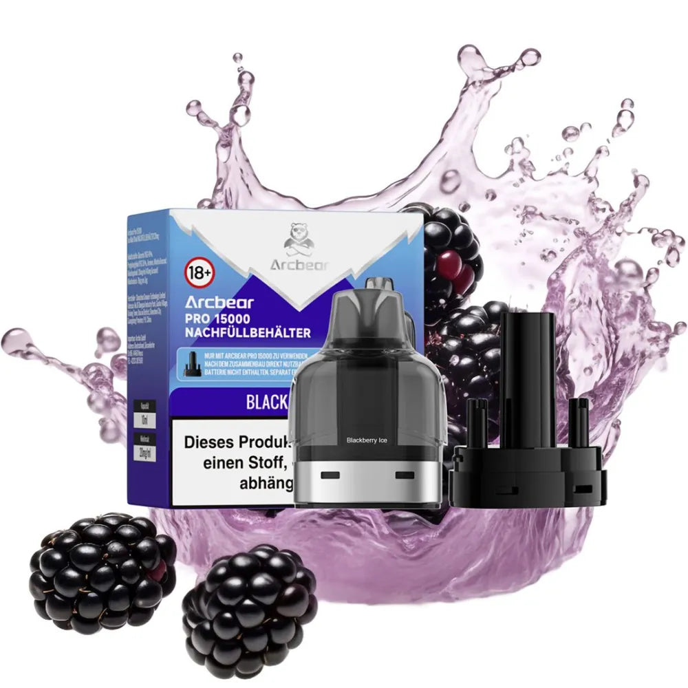 Arcbear Pro 15000 Nachfüllbehälter 10ml – Blackberry Ice