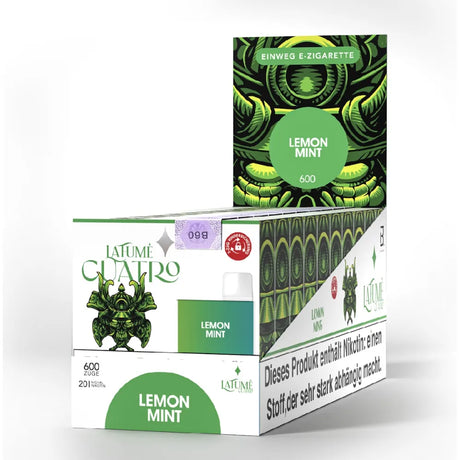 La Fume Cuatro Einweg Vape – Lemon Mint