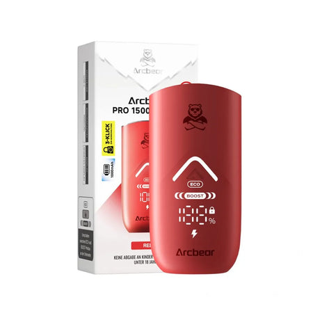 Arcbear Pro 15000 Akku – Rot