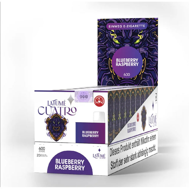 La Fume Cuatro Einweg Vape – Blueberry Raspberry