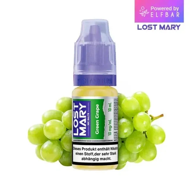 Lost Mary NicSalt Liquid 10ml / 20mg – Green Grape
