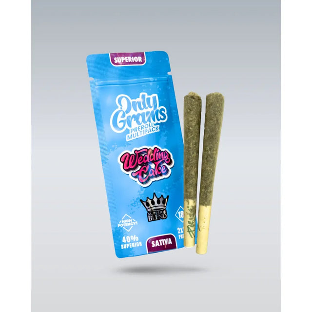 Superior Pre-Rolls 40% – 3g – Wedding Cake