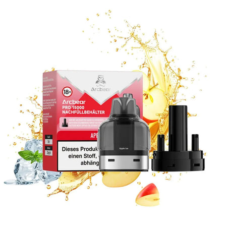 Arcbear Pro 15000 Nachfüllbehälter 10ml – Apple Ice