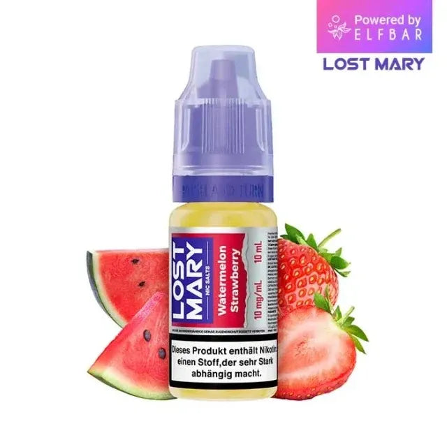 Lost Mary NicSalt Liquid 10ml / 20mg – Watermelon Strawberry