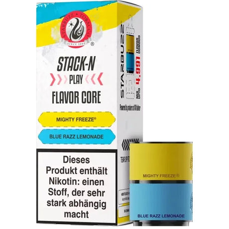 StarBuzz Stack-N-Play Pods 20mg – Mighty Freeze + Blue Razz Lemonade
