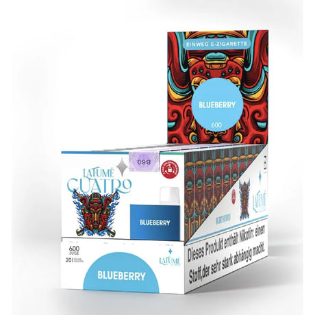 La Fume Cuatro Einweg Vape – Blueberry Ice