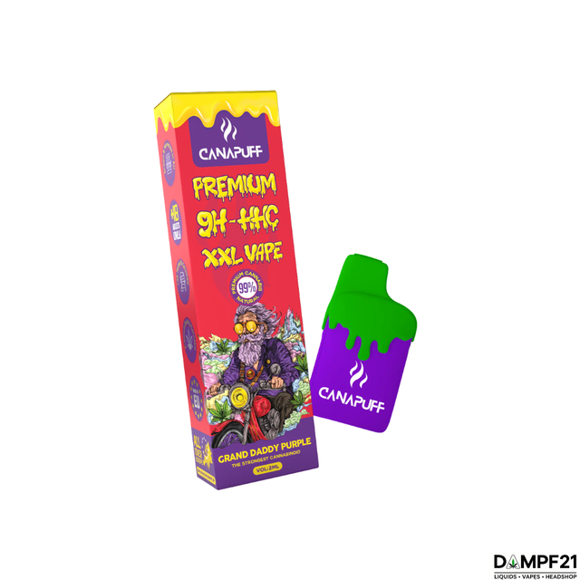 Canapuff 9H-HHC XXL Vape Grand Daddy Purple 99% 2ml