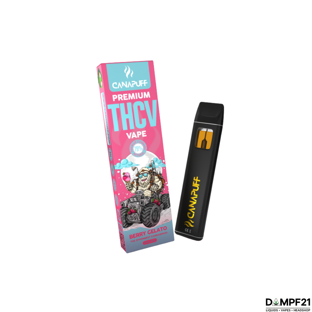 Canapuff THCv Vape Berry Gelato 79% 1ml