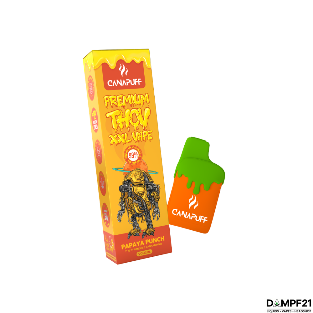 Canapuff THCv XXL Vape Papaya Punch 99% 2ml