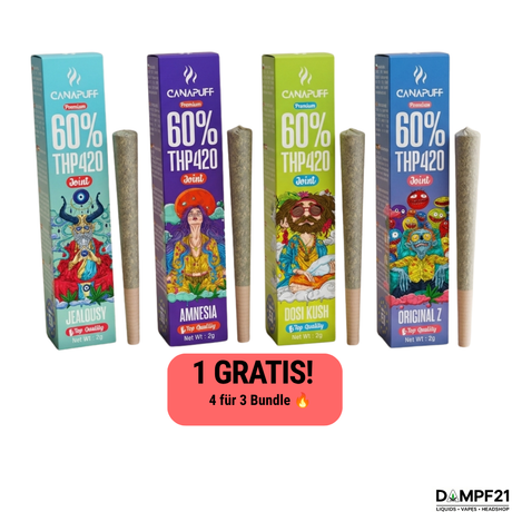 Canapuff THP-420 4für3 Joint Bundle