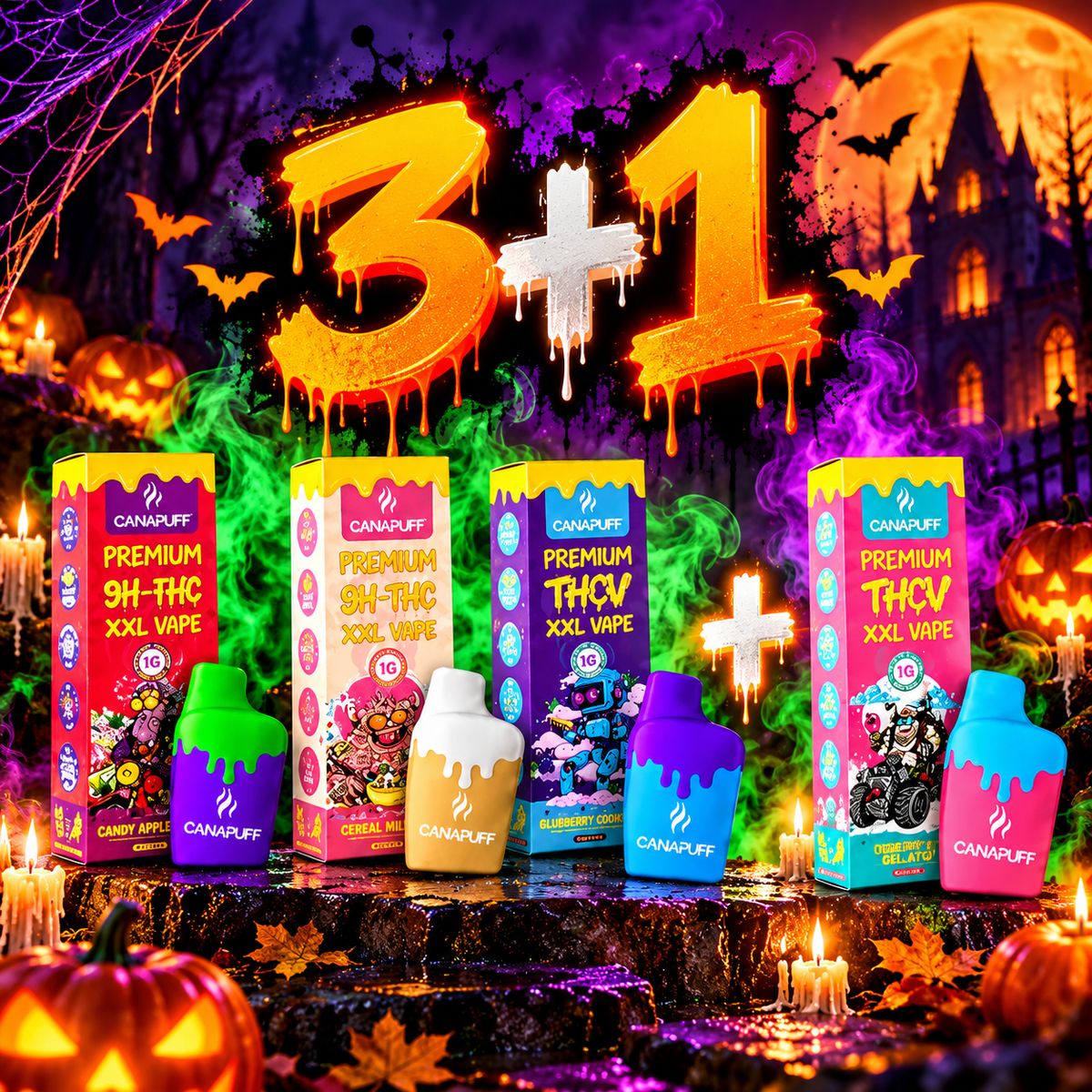 Canapuff XXL Vape 3+1 Bundle