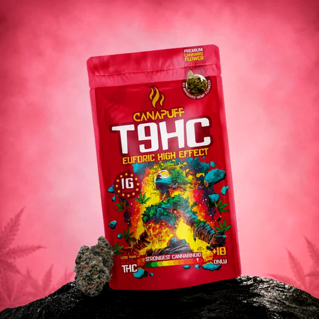 Canapuff T9HC Euforic 99 Prozent Premium Cannabis Blüten – Originalverpackung