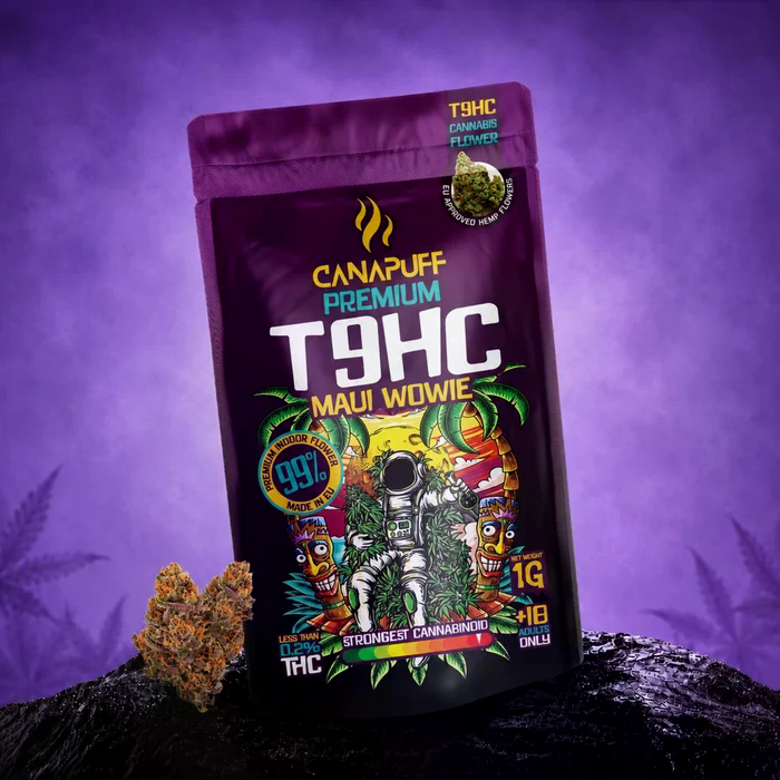 Canapuff T9HC Maui Wowie 99 Prozent Premium Cannabis Blüten – Originalverpackung