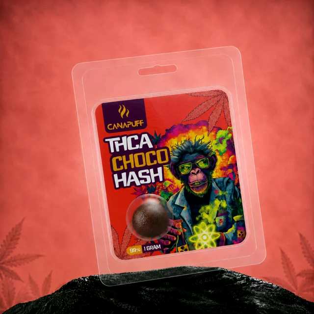 Canapuff THCA Choco Hash – Premium Haschisch Originalverpackung