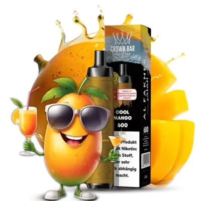 Al Fakher Crown Bar 600 Einweg Vape – Cool Mango
