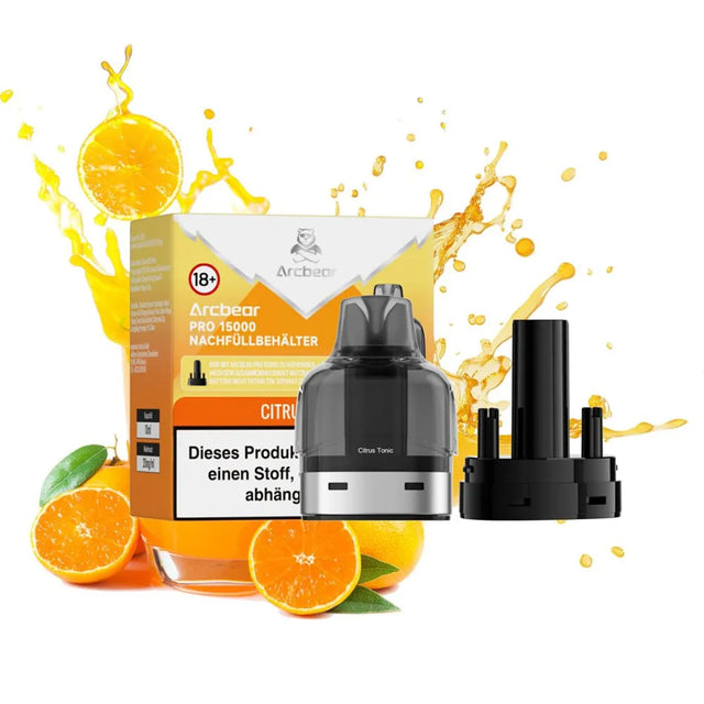 Arcbear Pro 15000 Nachfüllbehälter 10ml – Citrus Tonic