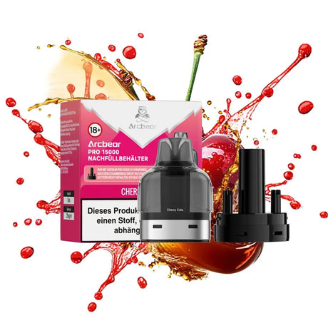 Arcbear Pro 15000 Nachfüllbehälter 10ml – Cherry Cola