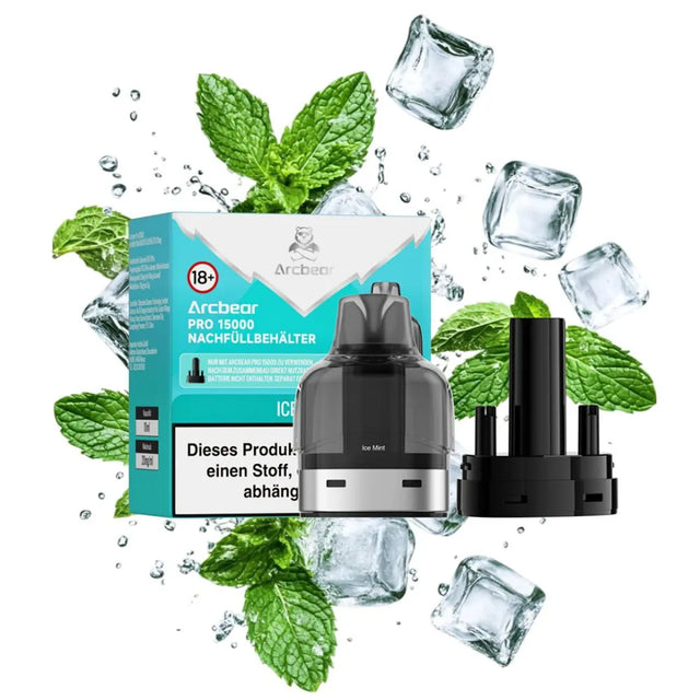 Arcbear Pro 15000 Nachfüllbehälter 10ml – Ice Mint