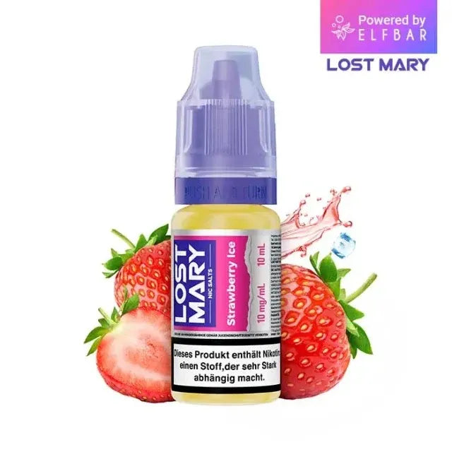 Lost Mary NicSalt Liquid 10ml / 20mg – Strawberry Ice