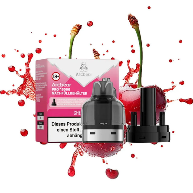 Arcbear Pro 15000 Nachfüllbehälter 10ml – Cherry Ice